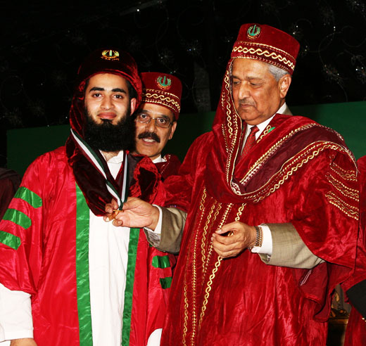 Dr. Haris Mehmood awarded Gold Medal distinction by Dr. Abdul Qadeer Khan