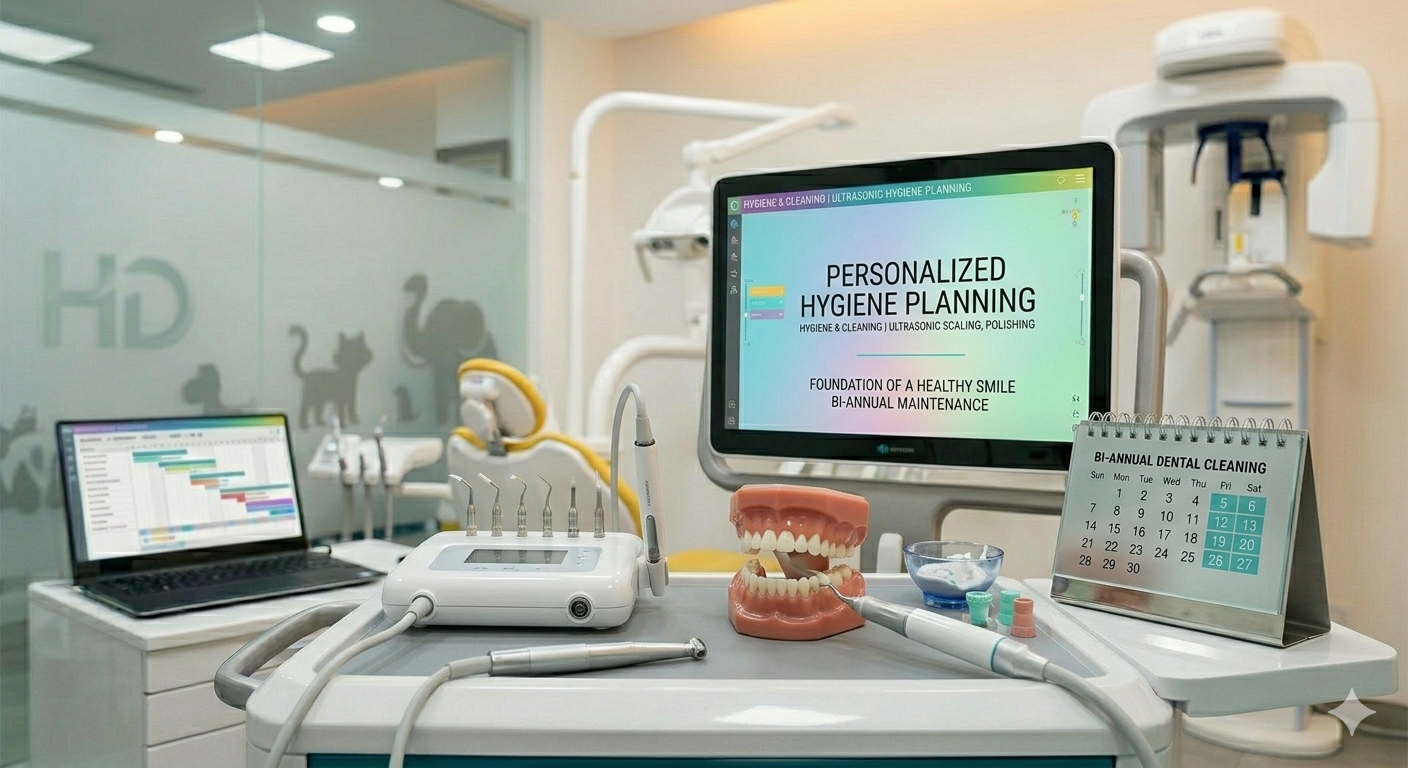 Porcelain veneers smile design model