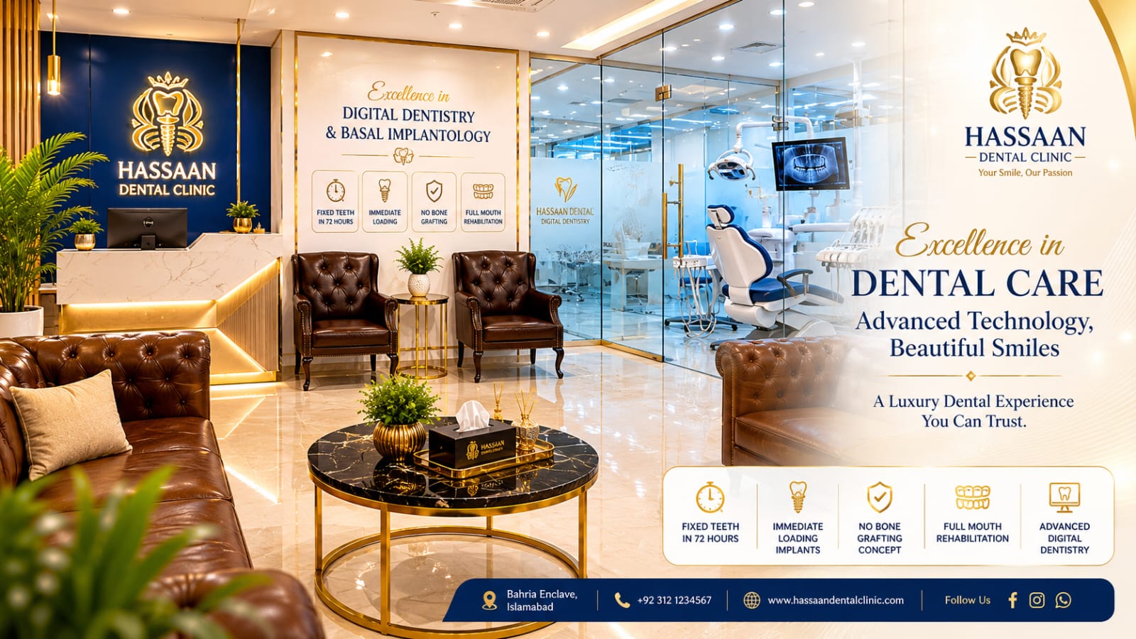 Hassaan Dental Clinic - Beautiful Smile Transformation